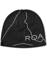 ROA - X Mental Athletic Logo Beanie Hats - Lyst