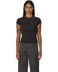 ROA - Logo Baby Tee T-Shirts - Lyst