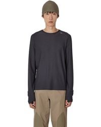 ROA - Ashi Wool Tencel Baselayer Long Sleeve Tops - Lyst