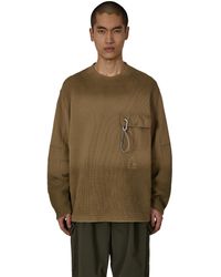 ROA - X And Wander Garment-Dyed Long Sleeve T-Shirts - Lyst