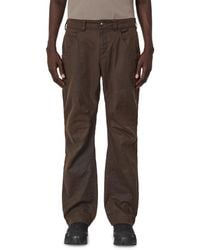 ROA - Crimp Shaped Waxed Cotton Pants Bottoms - Lyst