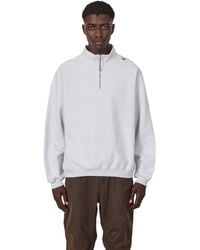 ROA - Logo Half Zip Sweater Tops - Lyst