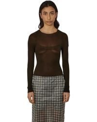 ROA - Haze Ultralight Seamless See Through Long Sleeve T-Shirts - Lyst