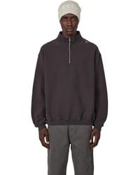 ROA - Logo Half Zip Sweater Tops - Lyst