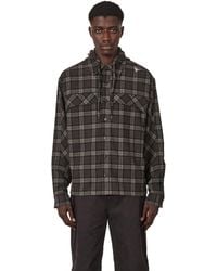 ROA - Logger Wool Check Long Sleeve Shirt Tops - Lyst