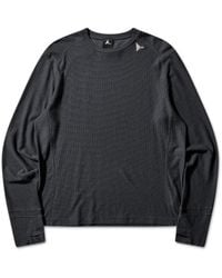 ROA - Ashi Wool Tencel Baselayer Long Sleeve Tops - Lyst