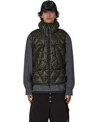ROA - Nuna 600 Fill Check Hooded Down Vest Coats And Jackets - Lyst