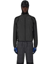 ROA - Numb Pinstriped Hooded Wind Jacket Coats And Jackets - Lyst