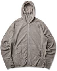 ROA - Awi Thermal Zip Up Hoodie Tops - Lyst