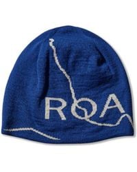 ROA - Logo Wool Beanie Hats - Lyst