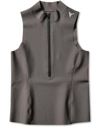 ROA - Gator Compression Half Zip Tank Top Tops - Lyst