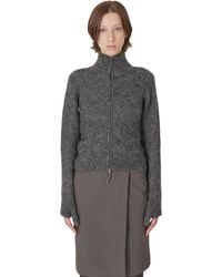 ROA - Tasna Mohair Zip Up Sweater Tops - Lyst