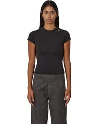 ROA - Logo Baby Tee Tops - Lyst