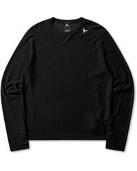 ROA - Ashi Wool Tencel Baselayer Long Sleeve Tops - Lyst