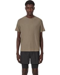 ROA - Ashi Wool Tencel Baselayer Short Sleeve Tops - Lyst