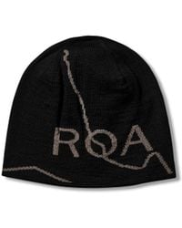 ROA - Logo Wool Beanie Hats - Lyst