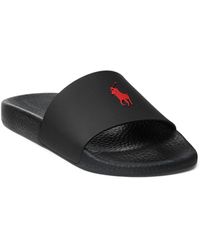 men polo slides