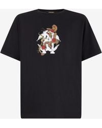 Roberto Cavalli - T-Shirt With Logo - Lyst