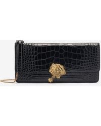 Roberto Cavalli - Roar Pochette Lunga Stampa Coccodrillo - Lyst