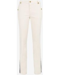 Roberto Cavalli Just Cavalli Braided-stripe Jeans - White