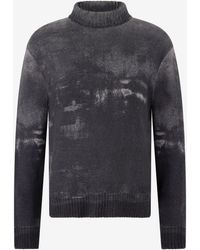 Roberto Cavalli - Turtle-Neck Wool Sweater - Lyst