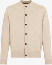 Roberto Cavalli - Cardigan With Embroidered Monogram Rc - Lyst