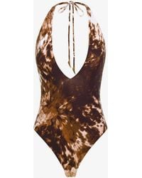 Roberto Cavalli - Body Con Estampado De Appaloosa - Lyst