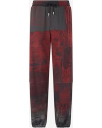 Roberto Cavalli - Cotton Pants With Drawstring And Fang - Lyst