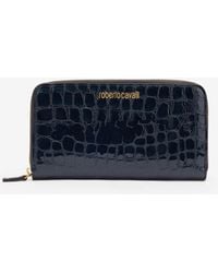 Roberto Cavalli - Wallet With Crocodile Print - Lyst