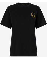 Roberto Cavalli - Cotton T-Shirt With Tigers - Lyst