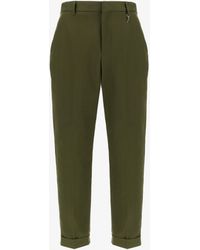 Roberto Cavalli - Tailored Slim Pants With Fang - Lyst