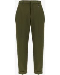 Roberto Cavalli - Tailored Slim Pants With Fang - Lyst