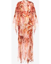 Roberto Cavalli - Plumage Print Kaftan - Lyst