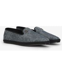 Roberto Cavalli - Jacquard Slip-On Shoes - Lyst