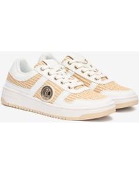 Roberto Cavalli - Sneakers Effet Raphia Tressé - Lyst