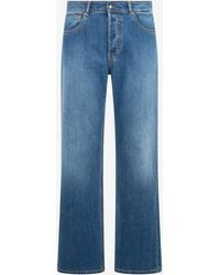 Roberto Cavalli - Cotton Denim Trousers - Lyst