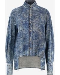 Roberto Cavalli - Camicia Con Stampa Floreale - Lyst