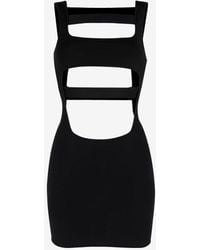 Roberto Cavalli - Cut-Out Detail Mini Dress - Lyst