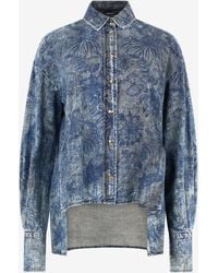 Roberto Cavalli - Floral-Print Shirt - Lyst