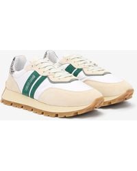 Roberto Cavalli - Running Shoes Blancas Con Detalle De Estampado De Serpiente - Lyst