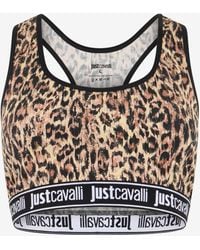 Roberto Cavalli - Jaguar Skin Print Bra - Lyst