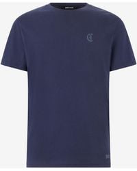 Roberto Cavalli - Cotton T-Shirt With Logo - Lyst