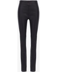 Roberto Cavalli - Leather Leggings - Lyst