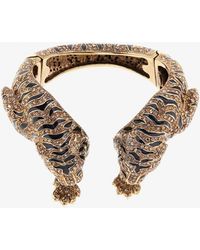 Roberto Cavalli - Roar Tiger Head Bracelet - Lyst