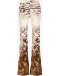 Roberto Cavalli - Appaloosa Print Jeans - Lyst