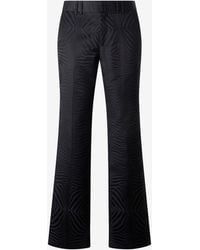 Roberto Cavalli - Flared Pants With Tiger Skin Pattern - Lyst