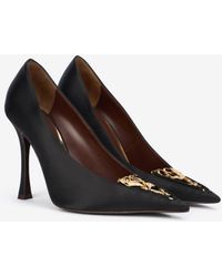 Roberto Cavalli - Pumps With Leaf Insert - Lyst