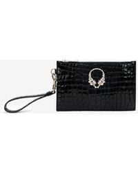 Roberto Cavalli - Roar Leather Pouch - Lyst