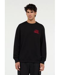 Roberto Cavalli - Crewneck Sweatshirt With Embroidered Logo - Lyst