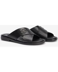 Roberto Cavalli - Slide Sandals - Lyst